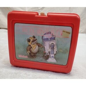 Vintage 1983 Star Wars Return of the Jedi Plastic Lunch Box Retro 80s Thermos